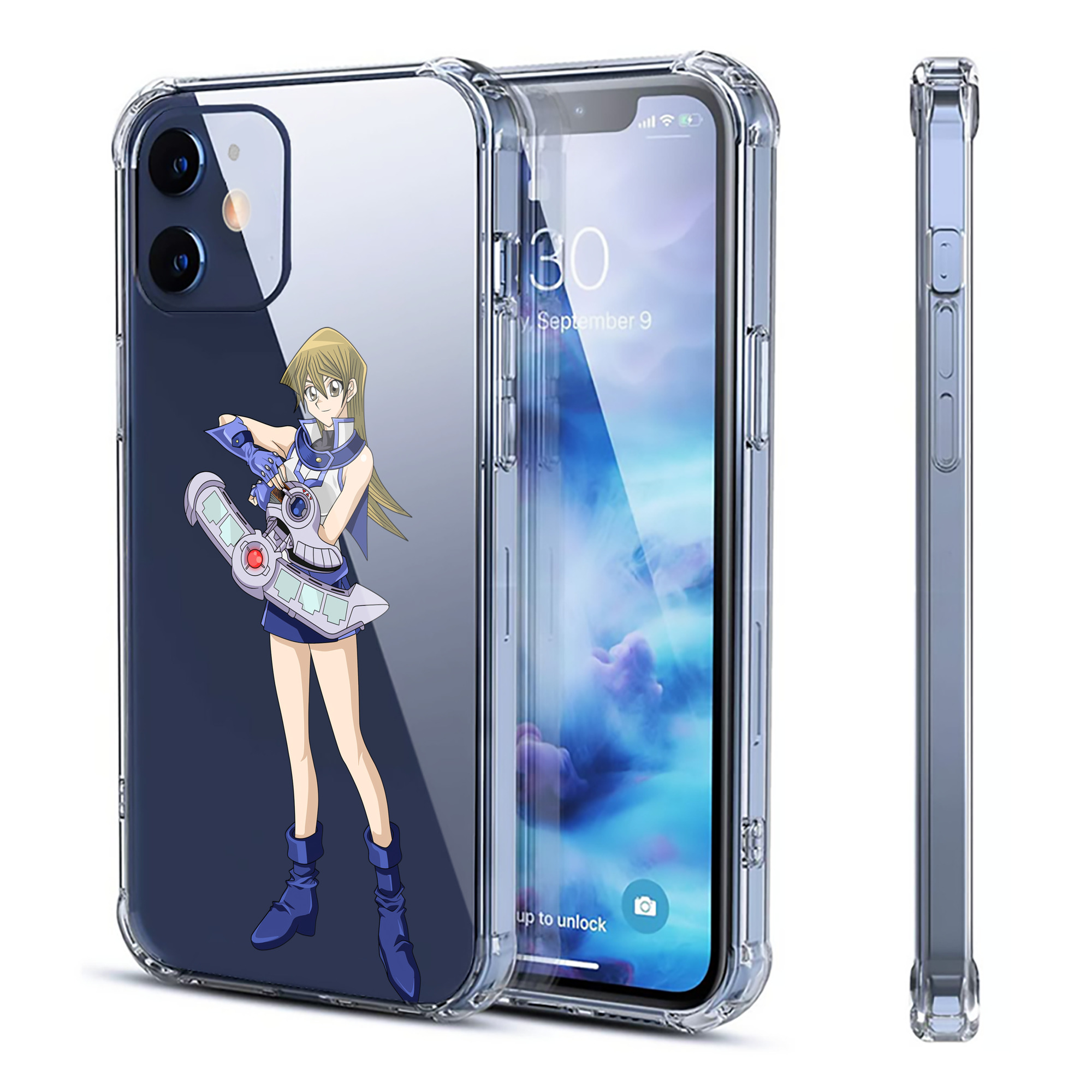 （画像用） 遊☆戯☆王 Yu-Gi-Oh! 【iPhone 12シリーズ対応】透明スマホケース（クリアソフトケース）